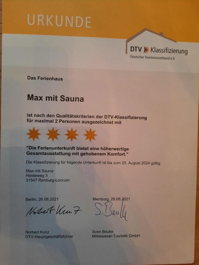 Feriehus Max Mit Sauna